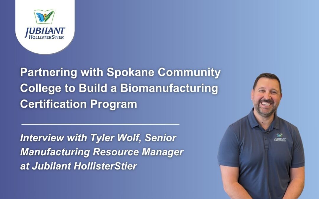 Partnering with Spokane Community College to Build a Biomanufacturing Certification Program